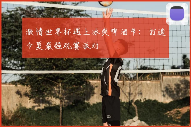 激情世界杯遇上冰爽啤酒节：打造今夏最强观赛派对