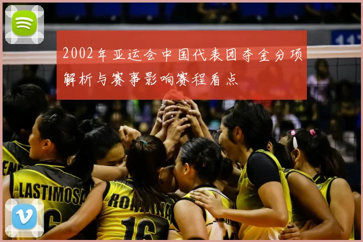 2002年亚运会中国代表团夺金分项解析与赛事影响赛程看点